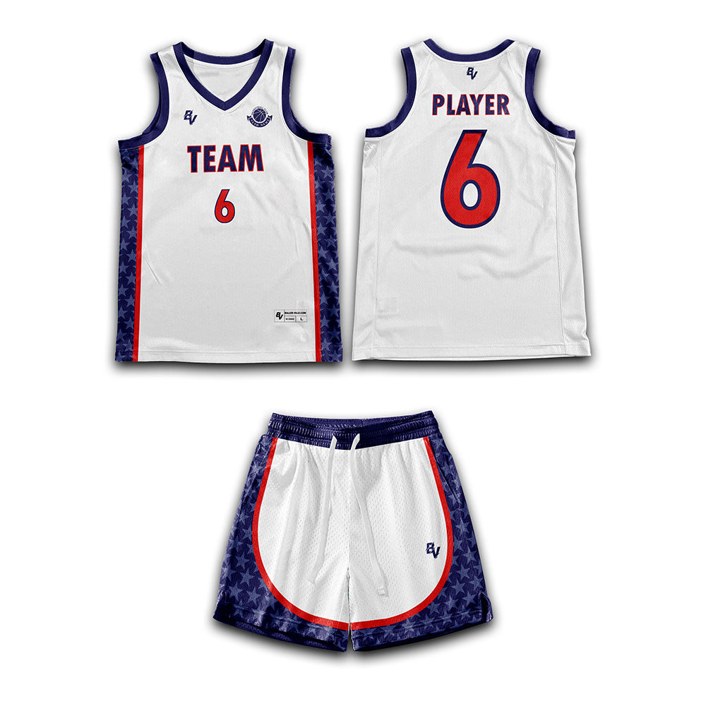 Ballerville - Harlem - Custom Reversible Basketball Uniform 1