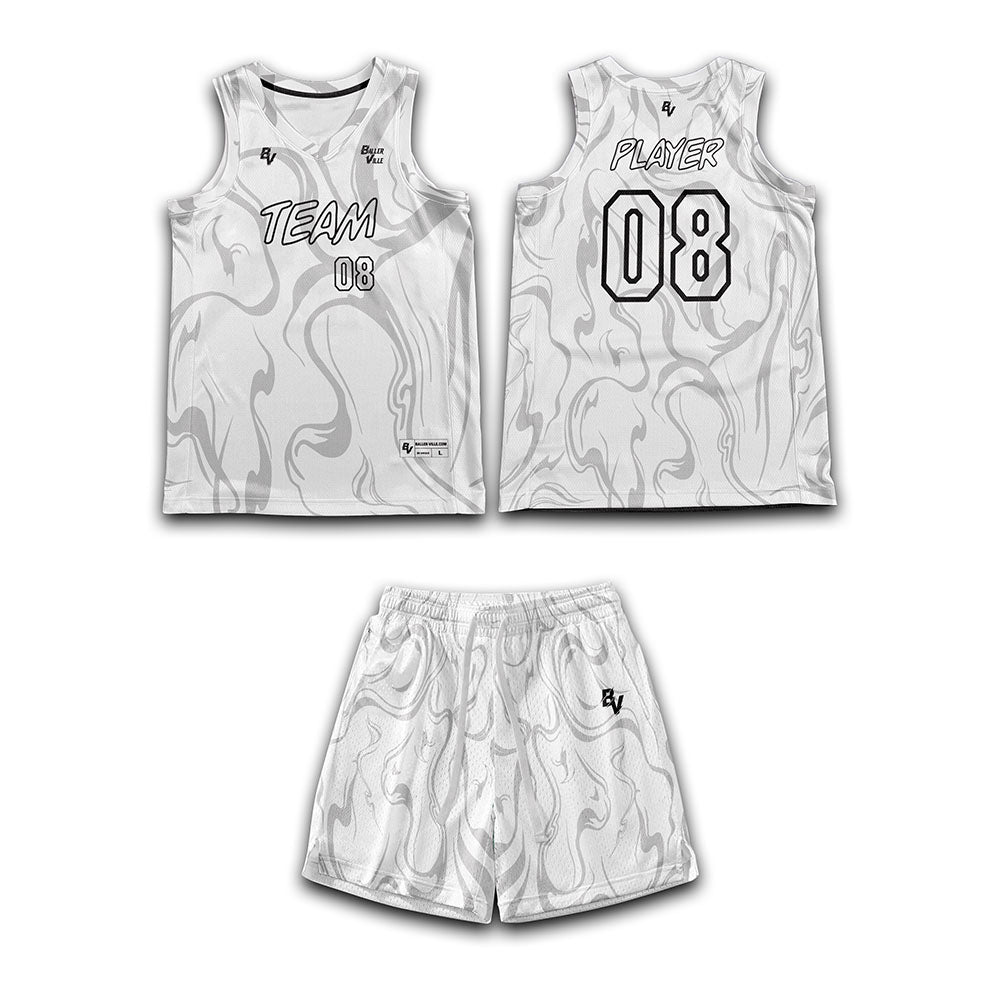 The Smoke - Reversible Basketball Uniform - Custom and Personalized