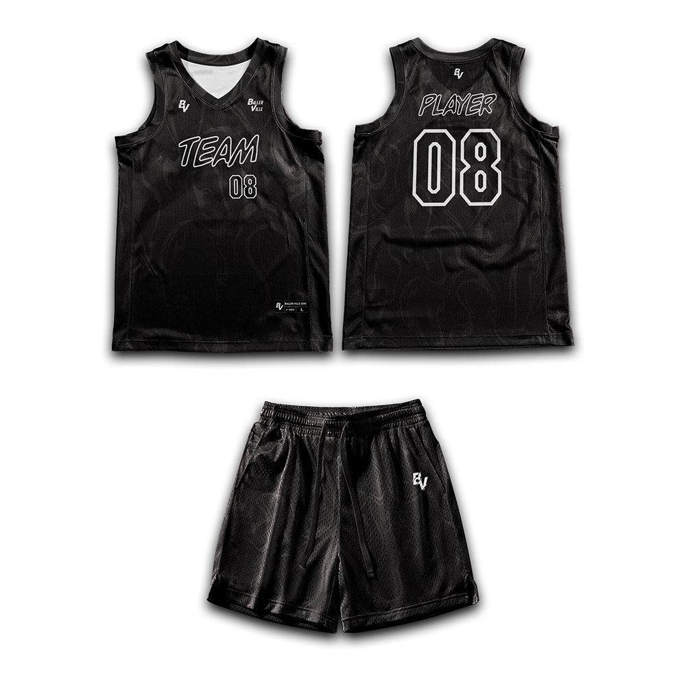 The Smoke - Reversible Basketball Uniform - Custom and Personalized