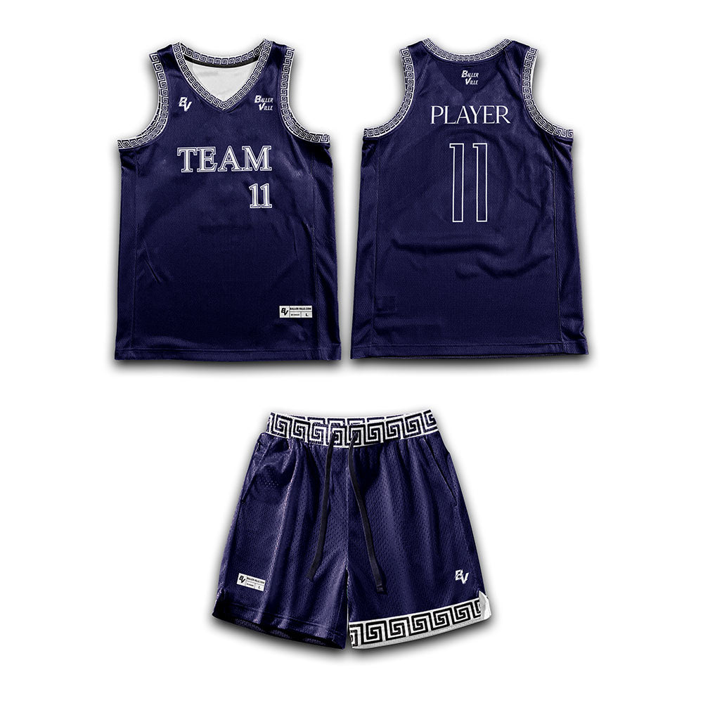 Ballerville - Parthenon - Custom Reversible Basketball Uniform 1