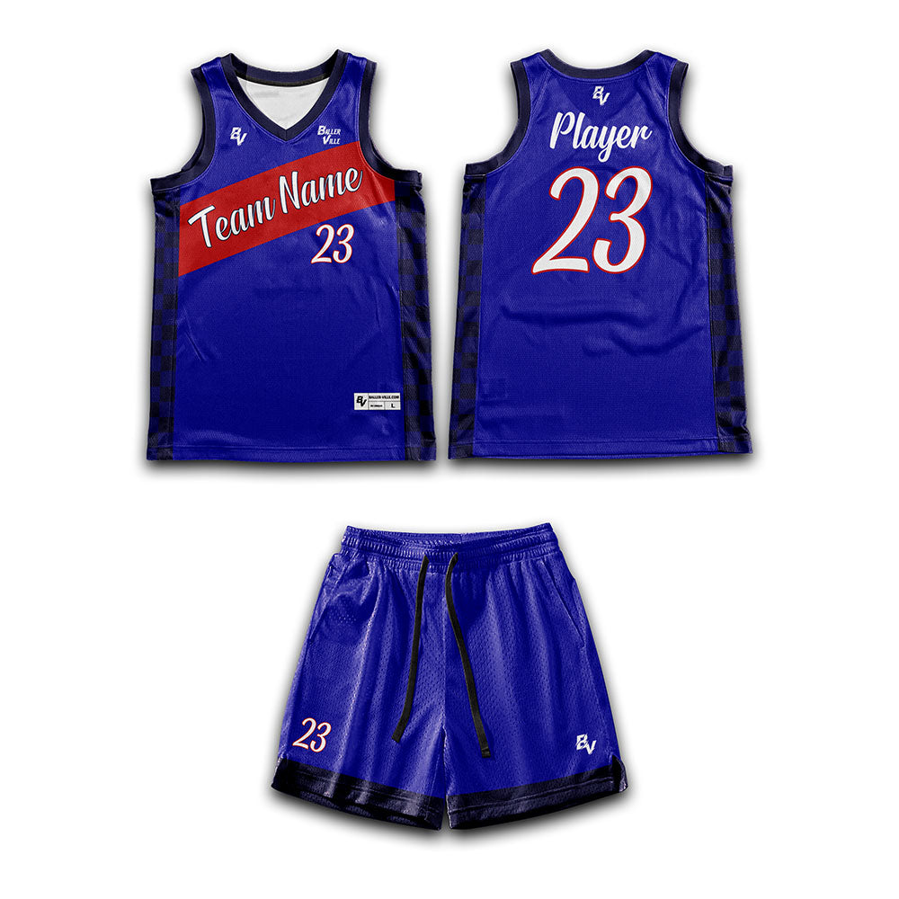Ballerville - Retrogade - Custom Reversible Basketball Uniform 2