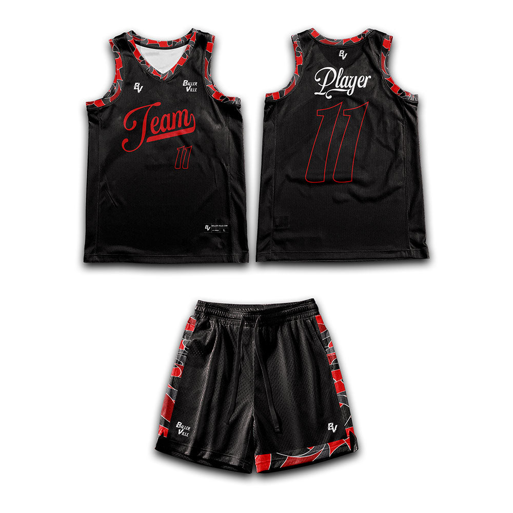 Ballerville - Heritage - Custom Reversible Basketball Uniform 1