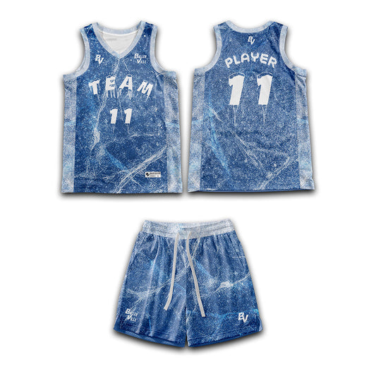 Ballerville - Frostbite - Custom Basketball Game Uniform 1