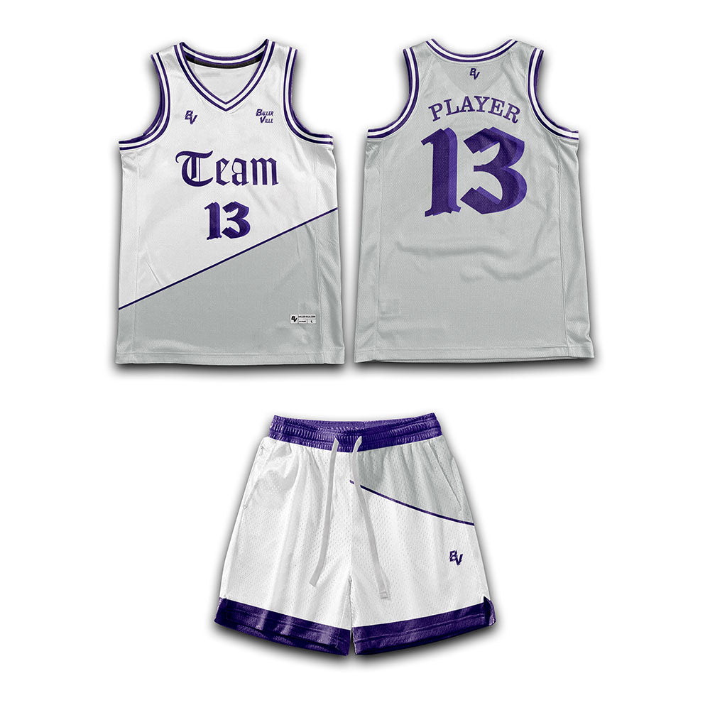 Ballerville - The Knight - Custom Reversible Basketball Uniform 1