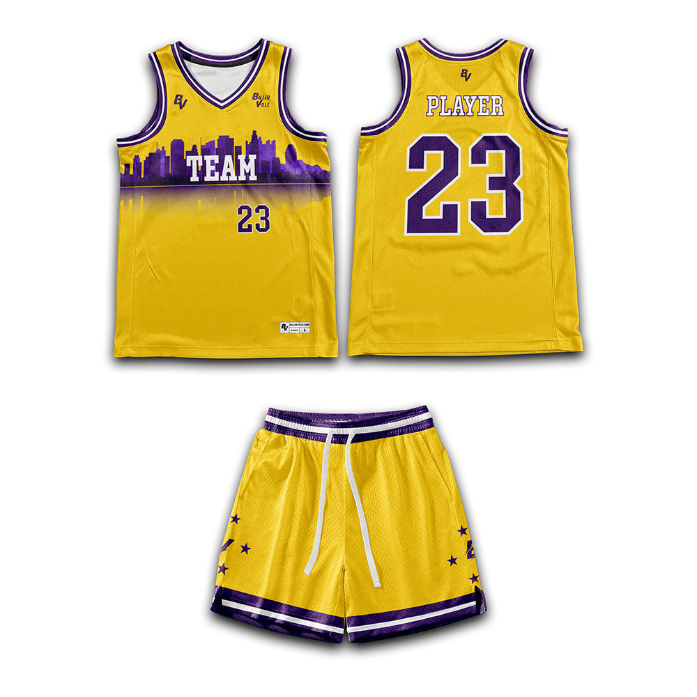 Ballerville - City Edition - Custom Reversible Basketball Uniform 1