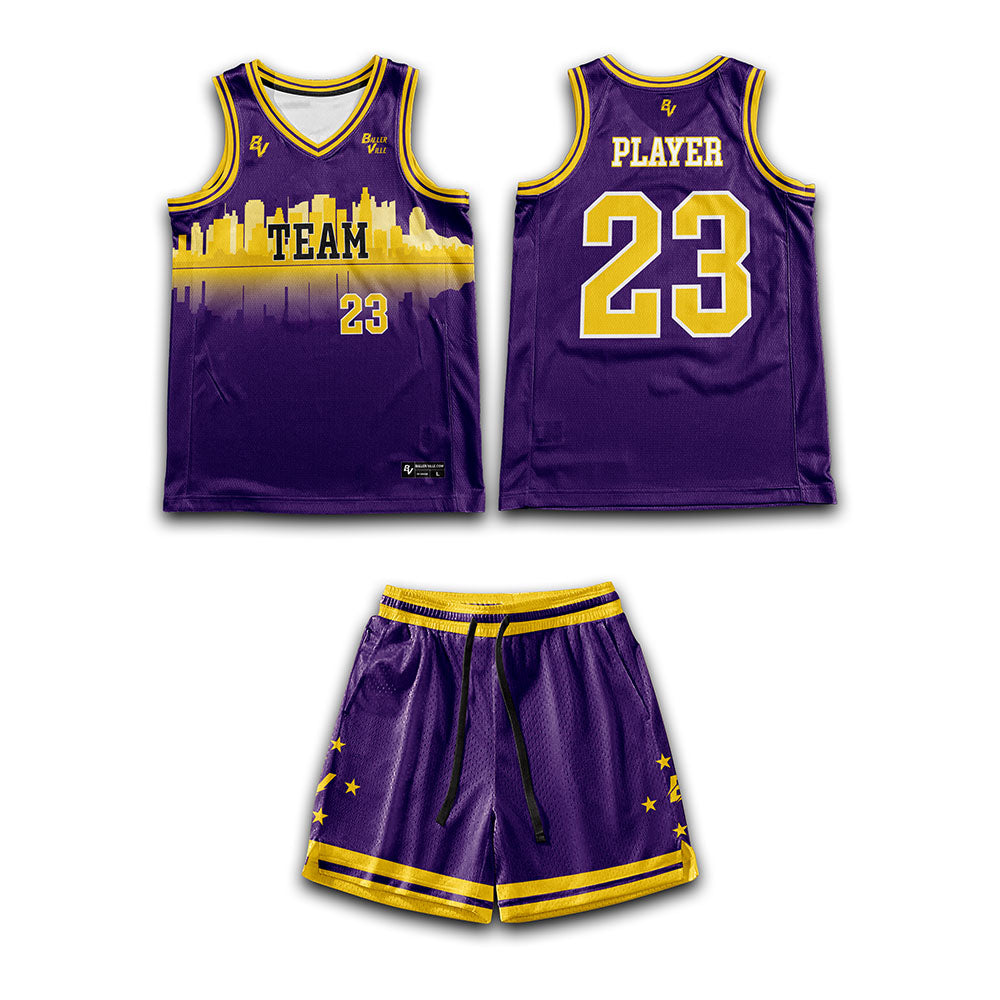 Ballerville - City Edition - Custom Reversible Basketball Uniform 2