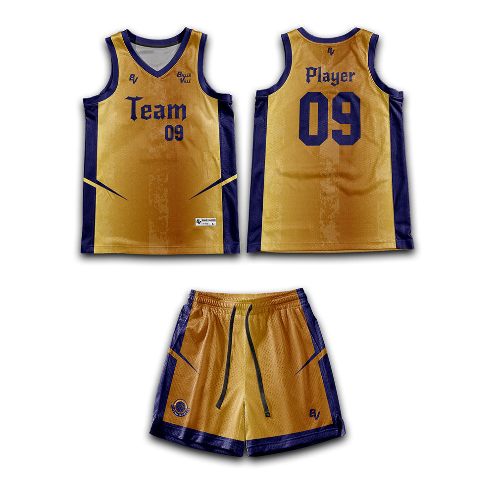 Ballerville - Royalty - Custom Reversible Basketball Uniform 1