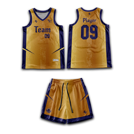 Ballerville - Royalty - Custom Reversible Basketball Uniform 1