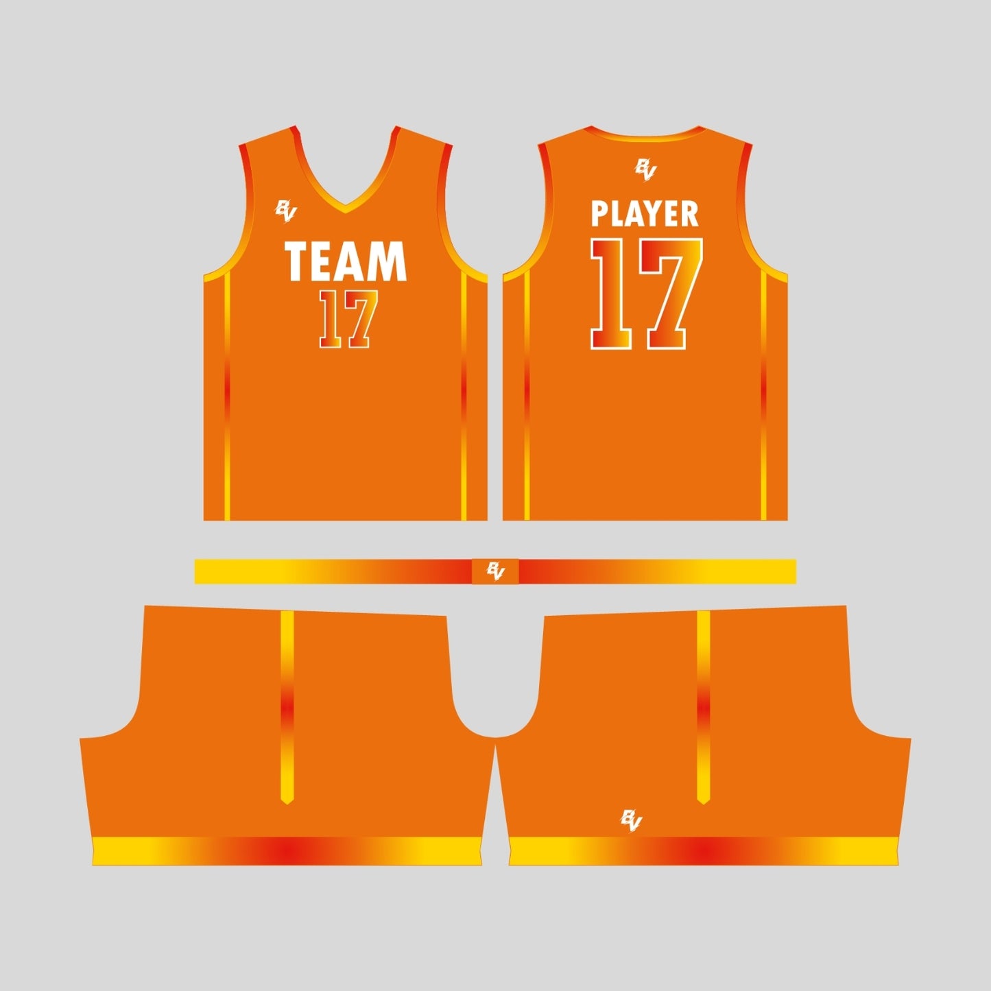 Mayhem - Reversible Basketball Uniform - Custom and Personalized