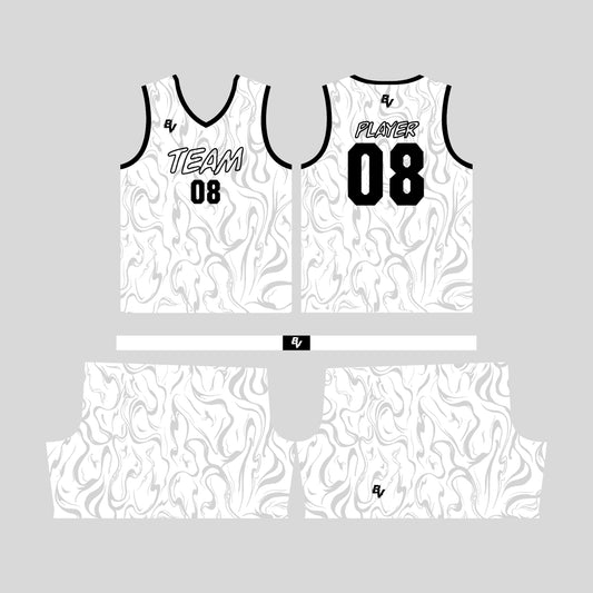 The Smoke - Reversible Basketball Uniform - Custom and Personalized