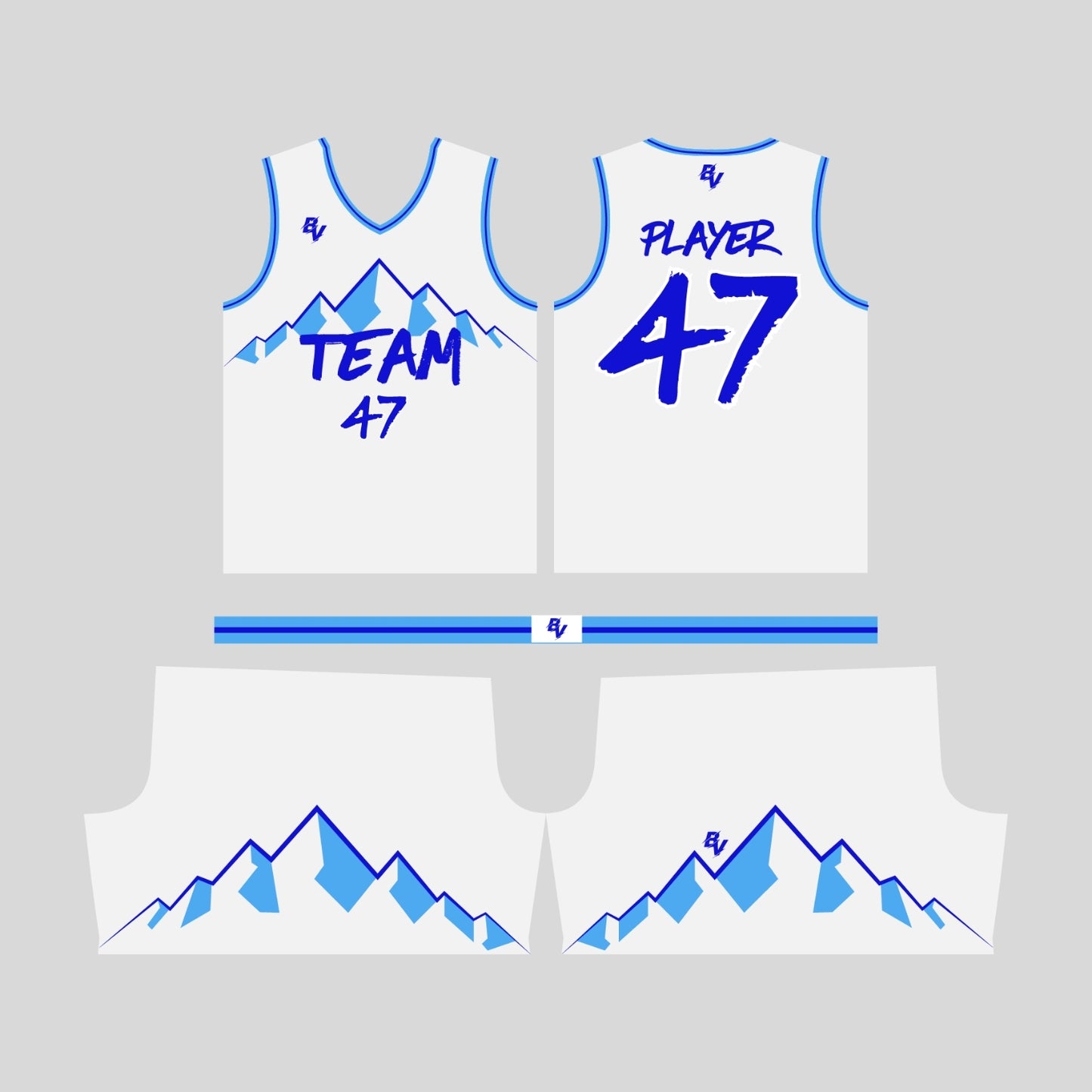 Summit - Basketball Game Uniform - Custom and Personalized